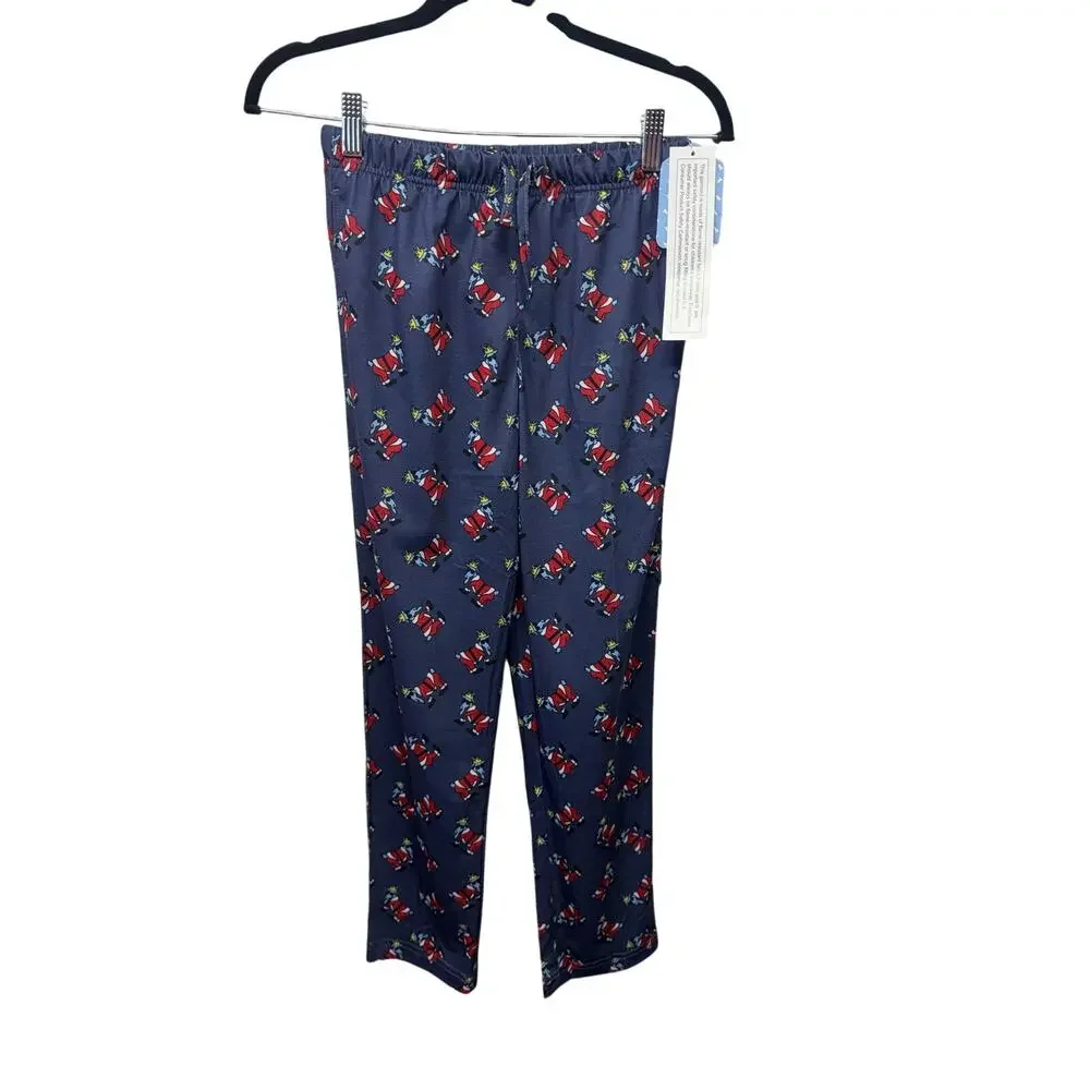 GOAT USA Youth Santa Pajama Pants size medium youth NWT